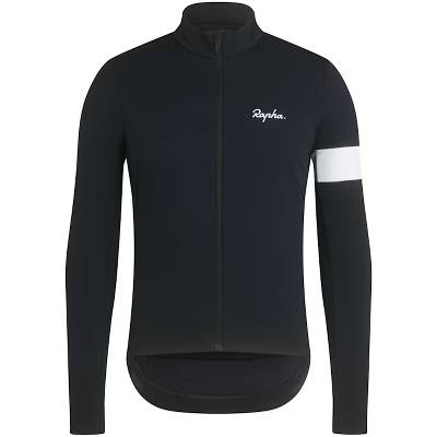 Pánska zimná cyklistická bunda Rapha Men's Core Winter Jacket - Black/White S