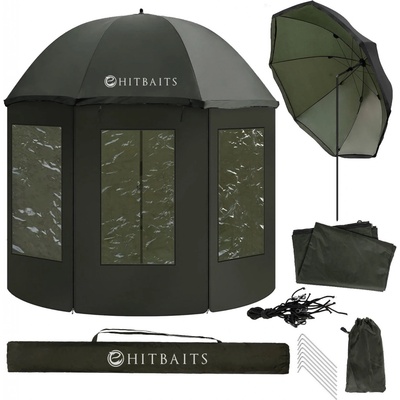 Hitbaits Rybářský deštník rybářský stan voděodolný 240cm