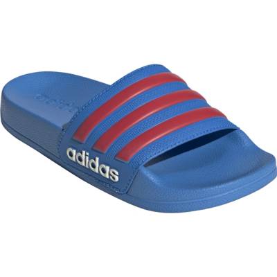 adidas Detské šľapky ADILETTE SHOWER K Modrá Červená Biela