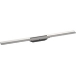 Hansgrohe RainDrain Flex - Линеен сифон с неръждаема решетка 900, за двустранен монтаж, с възможност за скъсяване, четкана неръждаема стомана 56045800 (56045800)