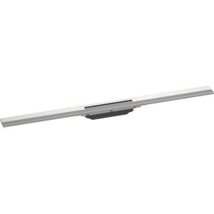 Hansgrohe RainDrain Flex - Линеен сифон с неръждаема решетка 900, за двустранен монтаж, с възможност за скъсяване, четкана неръждаема стомана 56045800 (56045800)