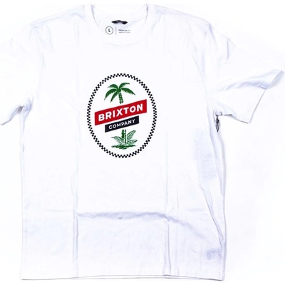 Brixton tričko Tosh S/S Prt White