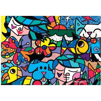 Bluebird Puzzle - Puzzle Britto - Britto Garden - 1 000 piese