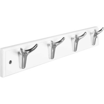 Walteco 8605 4 háčky jelínek bílý MDF nikl