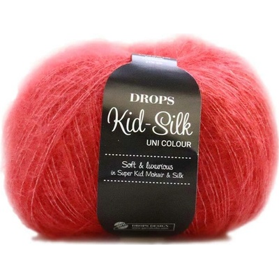 Drops Kid-Silk 32 malinová