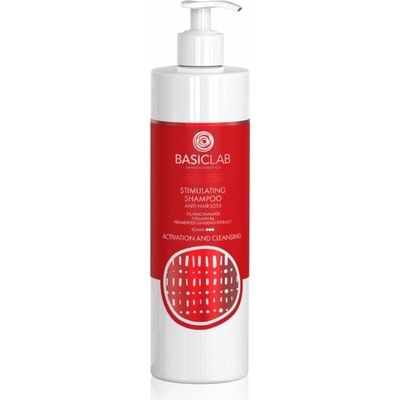 BasicLab Dermocosmetics Trichologis stimulujúci šampón proti vypadávaniu vlasov 300 ml
