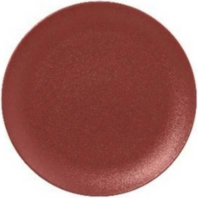 RAK Porcelain Talíř mělký 21 cm tmavě červená RAK-NFNNPR21DR