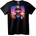 NOONEBRAND Тениска Mario Захарен скелет - 2XL, Black