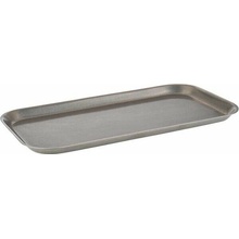 APS Vintage Servírovací tác starožitný nerezový vzhled 34x18cm