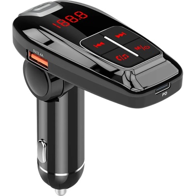 FM трансмитер с Bluetooth, зарядно за кола Quick Charge 3.0, MP3 плеър - BC59