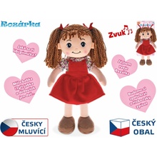 Mikro trading Rozárka 35 cm česky mluvící brunetka