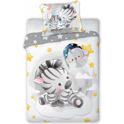 Faro Povlečení do postýlky Zebra 135x100 40x60
