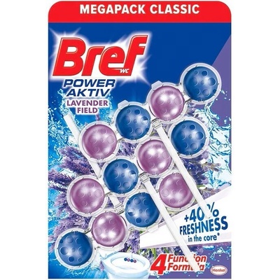 Bref Power Activ Лавандула блокчета за тоалетна 3х50гр (9876545)