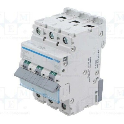 Hager NCN350 3 pól. 50A, char.C, 10 kA