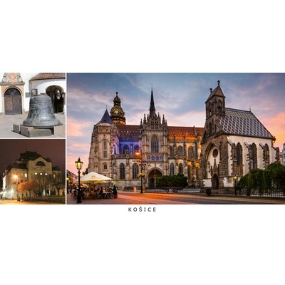 Pohľadnica panoráma Košice g11