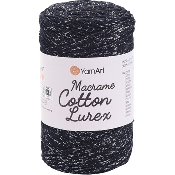 YARNART Macrame Cotton Lurex 2 mm 205 m 723 юта (Macrame Cotton Lurex 723)