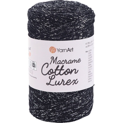YARNART Macrame Cotton Lurex 2 mm 205 m 723 юта (Macrame Cotton Lurex 723)