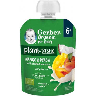 Gerber Organic kapsička mango kdoule kokosové mléko 80 g