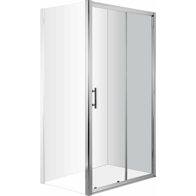 Deante Cynia, posuvné sprchové dvere 110x200 cm, 6mm číre sklo, chrómový profil, DEA-KTC_011P