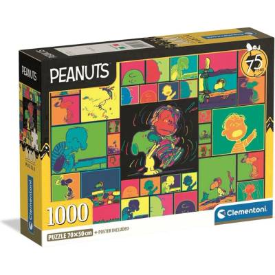 Clementoni Peanuts Pop-artová mozaika 1000 dílků