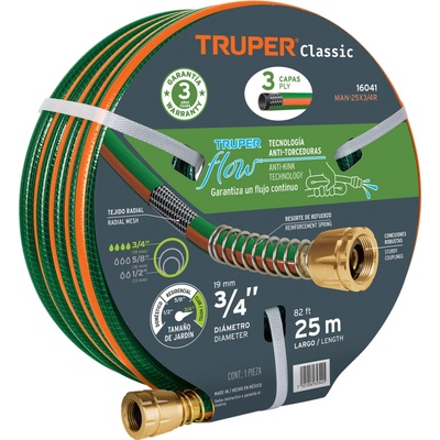 Truper MAN-25X3/4R Štandardná 3/4" 25 m
