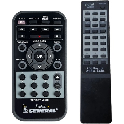 GENERAL CALIFORNIA AUDIO LABS Tercet MK III - дистанционно управление дубликат (Tercet MK III)
