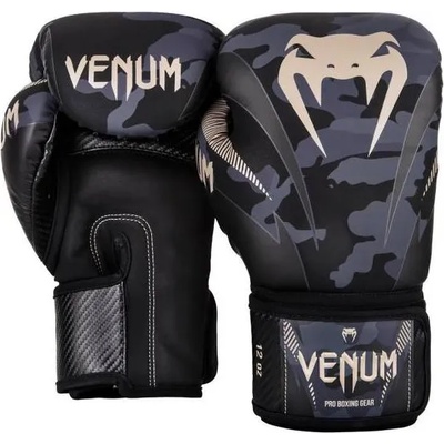 Venum - Боксова Екипировка | Официален Вносител за България Боксови Ръкавици Venum Impact Dark Camo/Sand - 12 oz