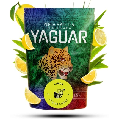 Yaguar Yerba Mate Limon 500 g