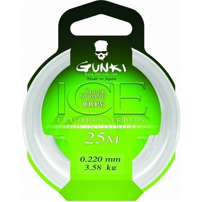 Gunki Fluorocarbone Ice 25m 0,22mm