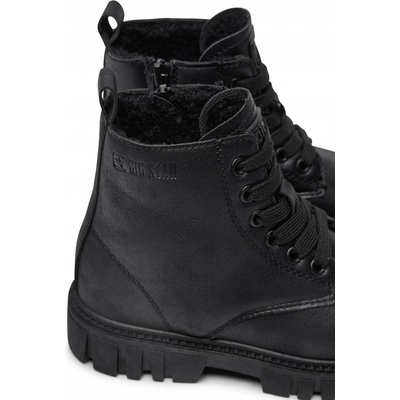 Big Star dětské zimní boty kotníkové boty z ekokůže zateplené oo374080