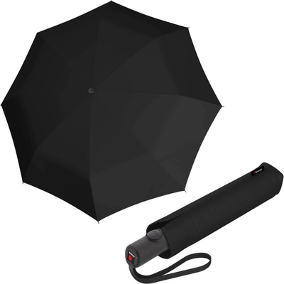 Knirps vision duomatic black lehký skládací deštník černý