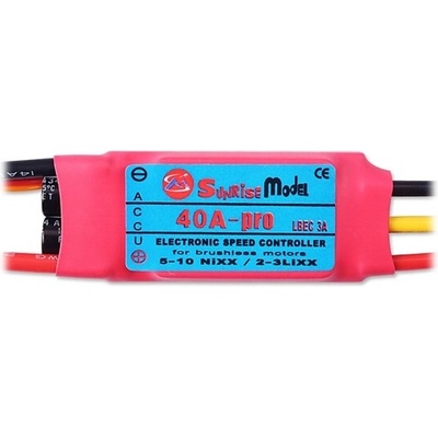 Regulátor otáček 40A SUNRISE Model LBEC- 3A