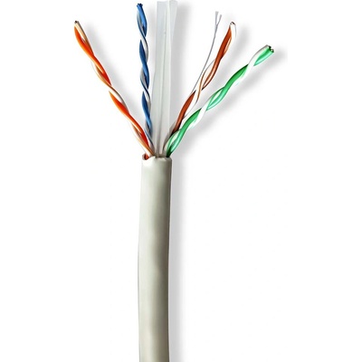 Nedis CCBG8525GY305S U/UTP Cat6 drát LSZH, 305m, šedý
