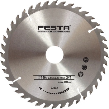 Festa Pilový kotouč s SK plátkem, 210 x 30 mm, 60 zubů, TCT 22333