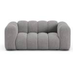 Micadoni Сив шенилов диван 170 cm Lupine - Micadoni (MIC_2S_XS_214_F1_LUPINE6)