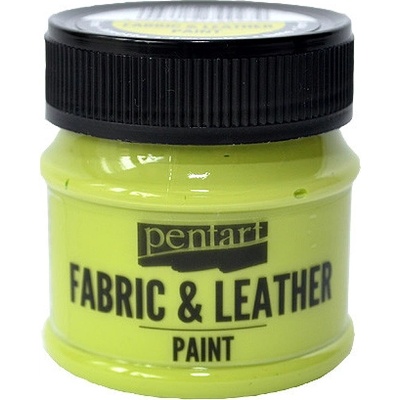 Farba na kožu a textil PENTART 50 ml limetková