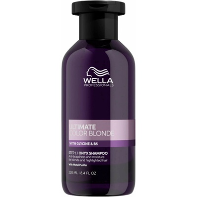 Wella Professionals Ultimate Color Blonde Onyx fialový šampón na blond a melírované vlasy 250 ml