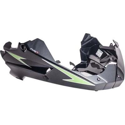 Spoiler motoru PUIG 6507C karbonový vzhled včetně samolepek