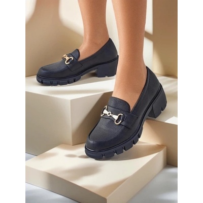 Resti Women's moccasins with a low heel Tollere modrá