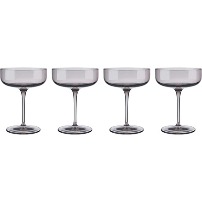 Blomus Чаша за шампанско FUUM, комплект 4 бр. , кафяво стъкло, Blomus (BM63945)