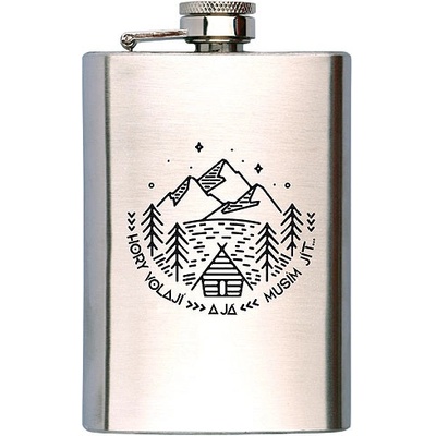 Nerezová placatka Hory volají 200 ml