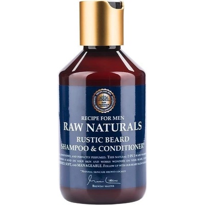 Recipe For Men Raw Naturals Rustic Beard šampón a kondicionér na fúzy 250 ml