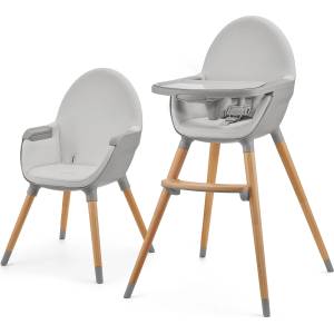 KinderKraft FINI 2 столче за хранене GREY (NEW024160)