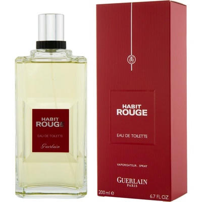 Guerlain Habit Rouge toaletná voda pánska 200 ml