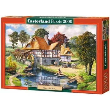 Castorland - Детски пъзел - Къщата с водната мелница - 2000 части (C-200498-2)