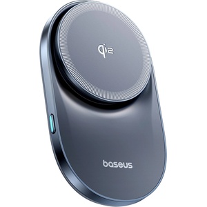 Baseus Безжична стойка PrimeTrip VC1 Pro (C40169009123-00) за вентилация - Baseus - Type-C, 15W, Qi2, с охлаждащ вентилатор - Черно