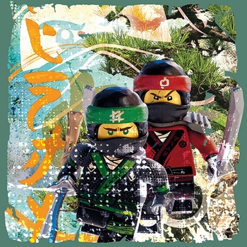 Lego Платно от канава колаж Lego Ninjago Lloyd и Kai (WDC91458)