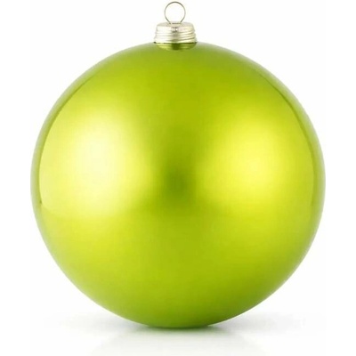 DECOLED Velká vánoční ozdoba zelená lesklá 20 cm plastová koule – Zbozi.Blesk.cz