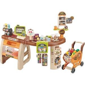 RAYA TOYS Игрален комплект Raya Toys - Супермаркет Home2 с аксесоари (506120383) - ozone