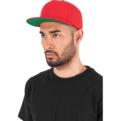 Urban Classics Шапка с козирка в червено Classic 5 Panel Snapback UB-6007-00199 - Червен, размер one size